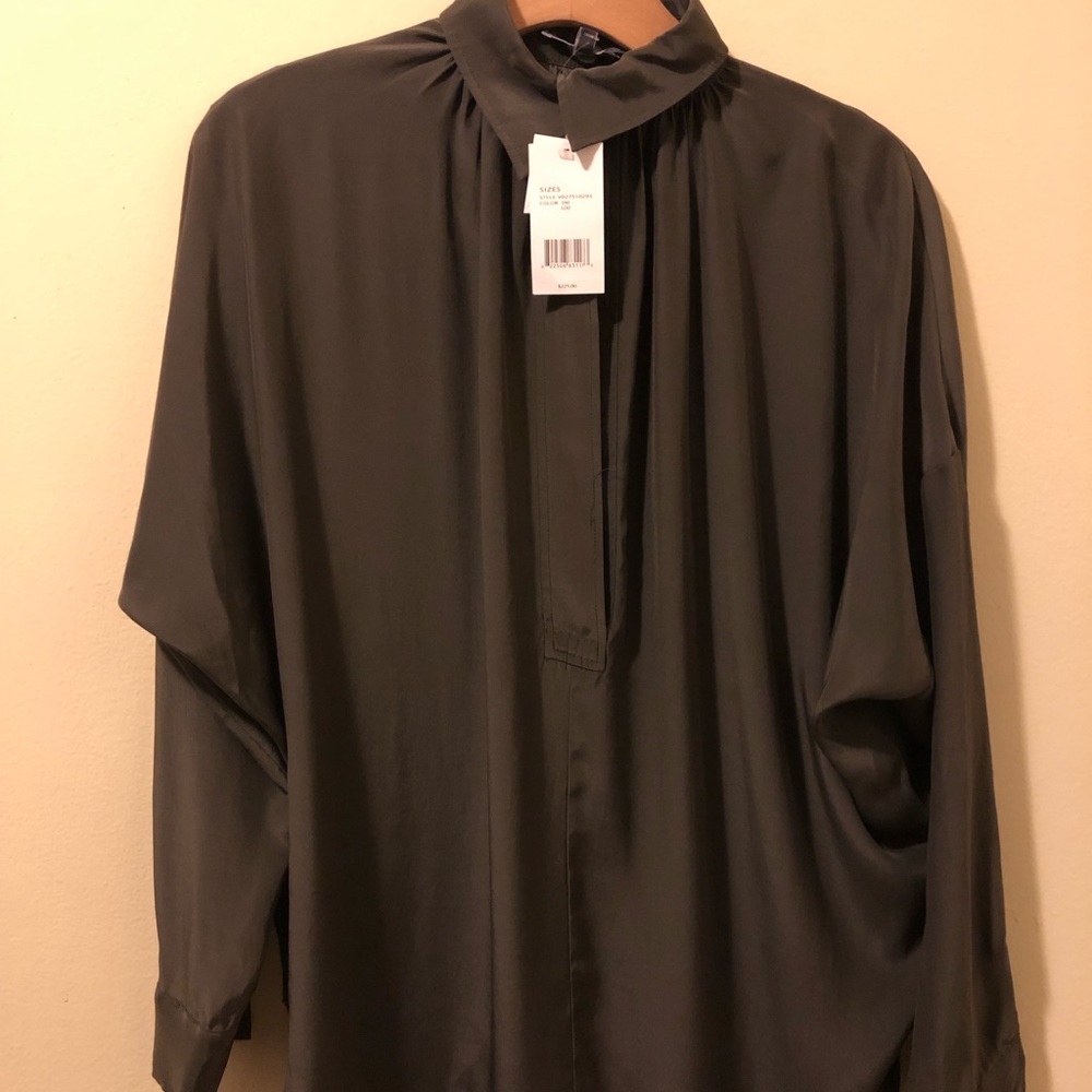 NWT Vince small silk blouse